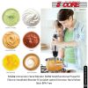 5 Core Handheld Blender, Electric Hand Blender 8-Speed 500W, Immerson Hand Held Blender Stick with Food Grade Stainless Steel Blades for Perfect for S