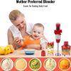 KOIOS Immersion Blender, Upgraded 5-in-1 Handheld Blender 1000W 12 Speed with Turbo Mode, Stick Blender,600ml Mixing Beaker,500ml Food Processor, Whis