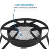ZOKOP Ey31-54 Outdoor Furnace Round Furnace 20W BTU Head Diameter 26cm With 1.2m Leather Tube With 0-20psig High Pressure Valve