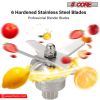 5 Core 2L Professional Countertop Blender Touch Screen For Kitchen 68 Oz 2000W High Speed BPA Free 6 Titanium Blade Smoothie Blender Electric For Soup