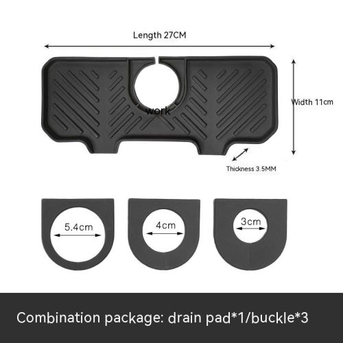 Splash-proof Waterproof Faucet Drainage Mat