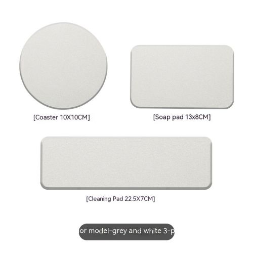 Natural Diatom Mud Hydrophilic Pad Simple Washstand Storage Pad
