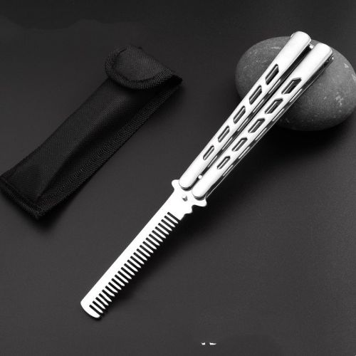 Outdoor Portable Training Knife All Steel Self-defense Practice Knife