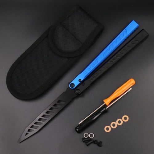 Wing Pictograph Butterfly Knife Aluminum Alloy Handle Safety Practice Not Cutting Edge