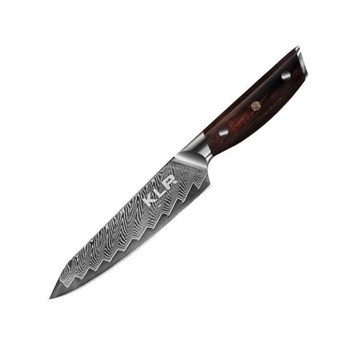 Damascus Kitchen Knife Slicing And Cutting Meat And Fruit Knife